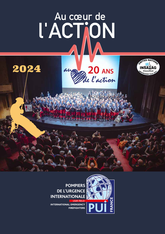 bilan des activités 2024 de pompiers de l'urgence internationale